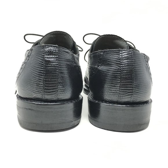 David Eden Oxfords Shoes Size 10 Black Full Lizard main image 6